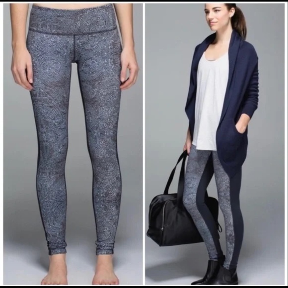 LULULEMON SPECIAL EDITION 3D MOSAIC PRINT WUNDER UNDER Size 8